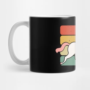 Cowgirl Riding Horse, Vintage Design Mug